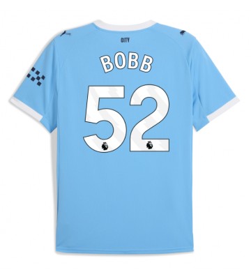 Manchester City Oscar Bobb #52 Prima Maglia 2025-26 Manica Corta